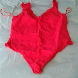 Fashion Nova Lace detail bodysuit